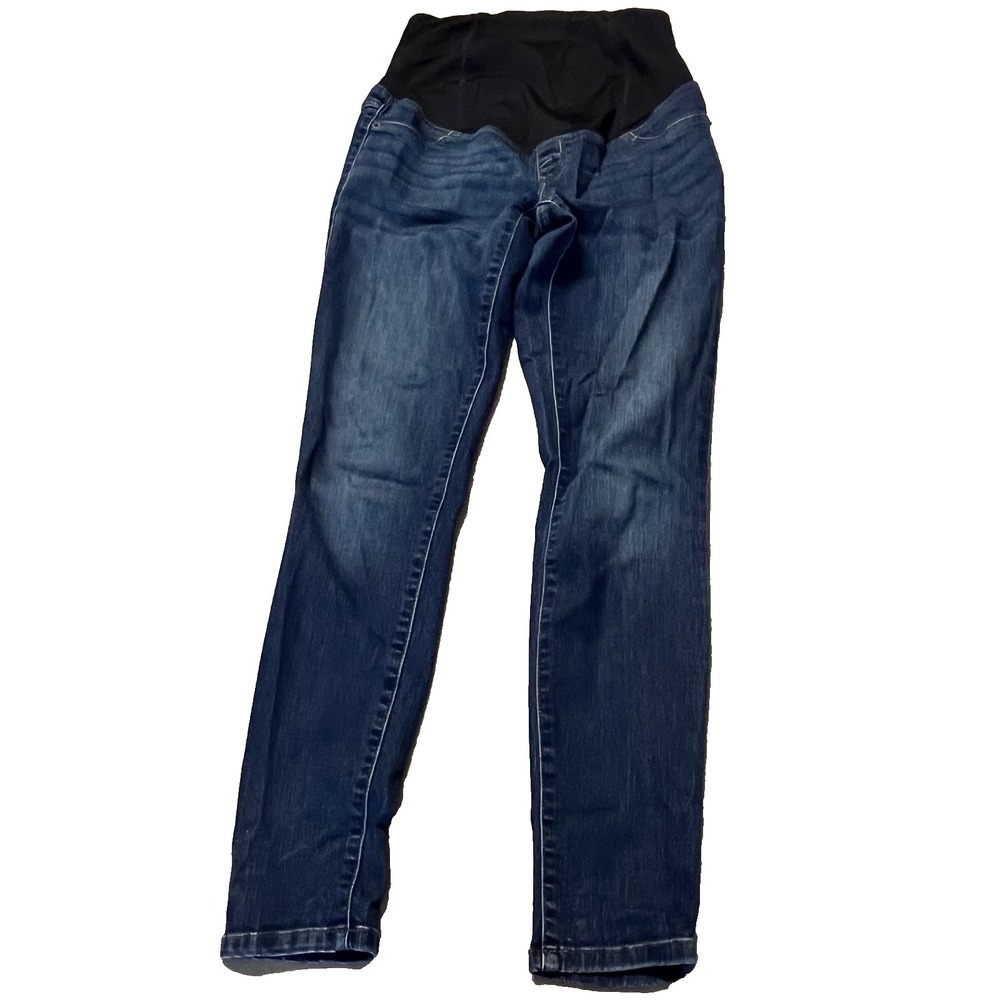 Isabel Maternity Women's Jegging Jeans Blue Full Panel Denim Stretch Size 0/25R